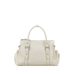 Miu Miu Women White Leather Handbag